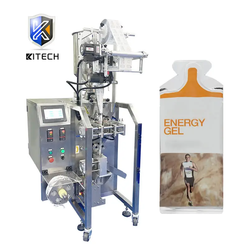 KL-160 CE Approved Multi-Function Irregular Shape Juice Energy Gel Sachet Packaging Machine
