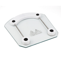 Báscula de peso corporal digital electrónica de bajo precio de vidrio personal Báscula corporal de baño