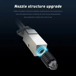 Kit Hotend V6 haute vitesse pour <span class=keywords><strong>Ender</strong></span> <span class=keywords><strong>3</strong></span> <span class=keywords><strong>3</strong></span> Pro <span class=keywords><strong>V2</strong></span> CR10 Voron 2.4 Prusa mise à niveau de l'extrudeuse à tête J tout métal pour imprimante 3D - Product Image 4