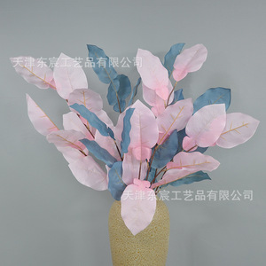 Branche de feuille de pamplemousse artificielle Dongchen Crafts, 30cm-100cm, fleur en soie, décorations de plafond pour mariage - Product Image 4