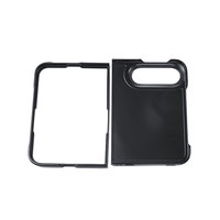 Coque en PC noir mat de haute qualité pour iPhone 18 Duo, coque rigide en plastique creux rainurée et lisse pour iPhone 18 Duo