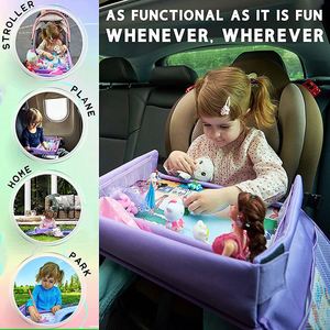 BSCI Factory Portable Travel Art Desk for Activity Snack Bag Play Tray <b>Car</b> Seat <b>Organizer</b> Kids Travel Tray - Product Image 4