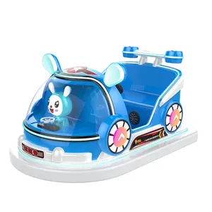 HAOJILE Rabbit Elfin Kids Bumper Car Shopping Mall Parent-Kid Ride Battery Charge Kid Electric Ride On Cars