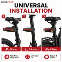 Feu arrière de freinage pour trottinette électrique Carbonrevo – Pièce de rechange pour les longues distances, performance stable