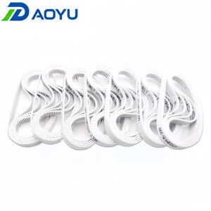 Courroie de distribution HTD3M 5M blanche avec fil d'acier, extrémité ouverte, largeurs personnalisées 10mm-50mm, épaisseur 3.8mm CN - Product Image 1