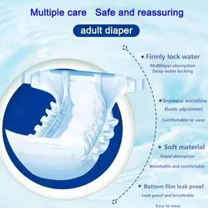 2023 Newest Design Adult Diapers For Men Incontinence Diapers Wholesale For Adults