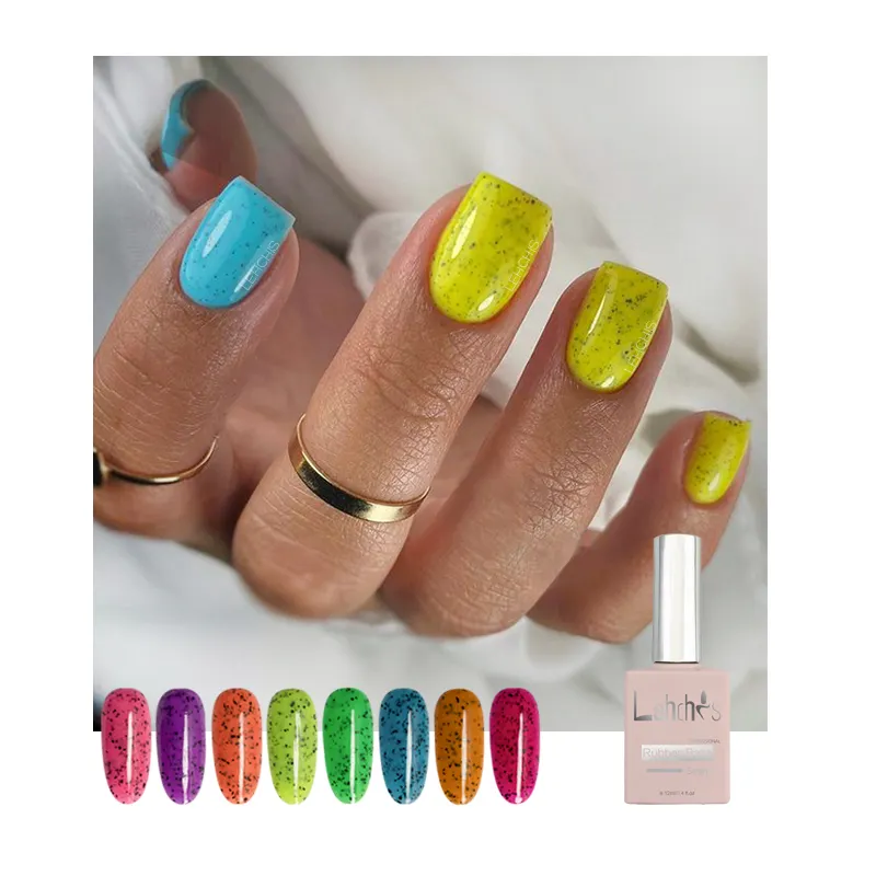 Benutzer definiertes Etikett Nail Art Neon Eierschale Dec klack Muster Nagellack UV-Gel Emails Lack flecken Dekorative Gel nägel