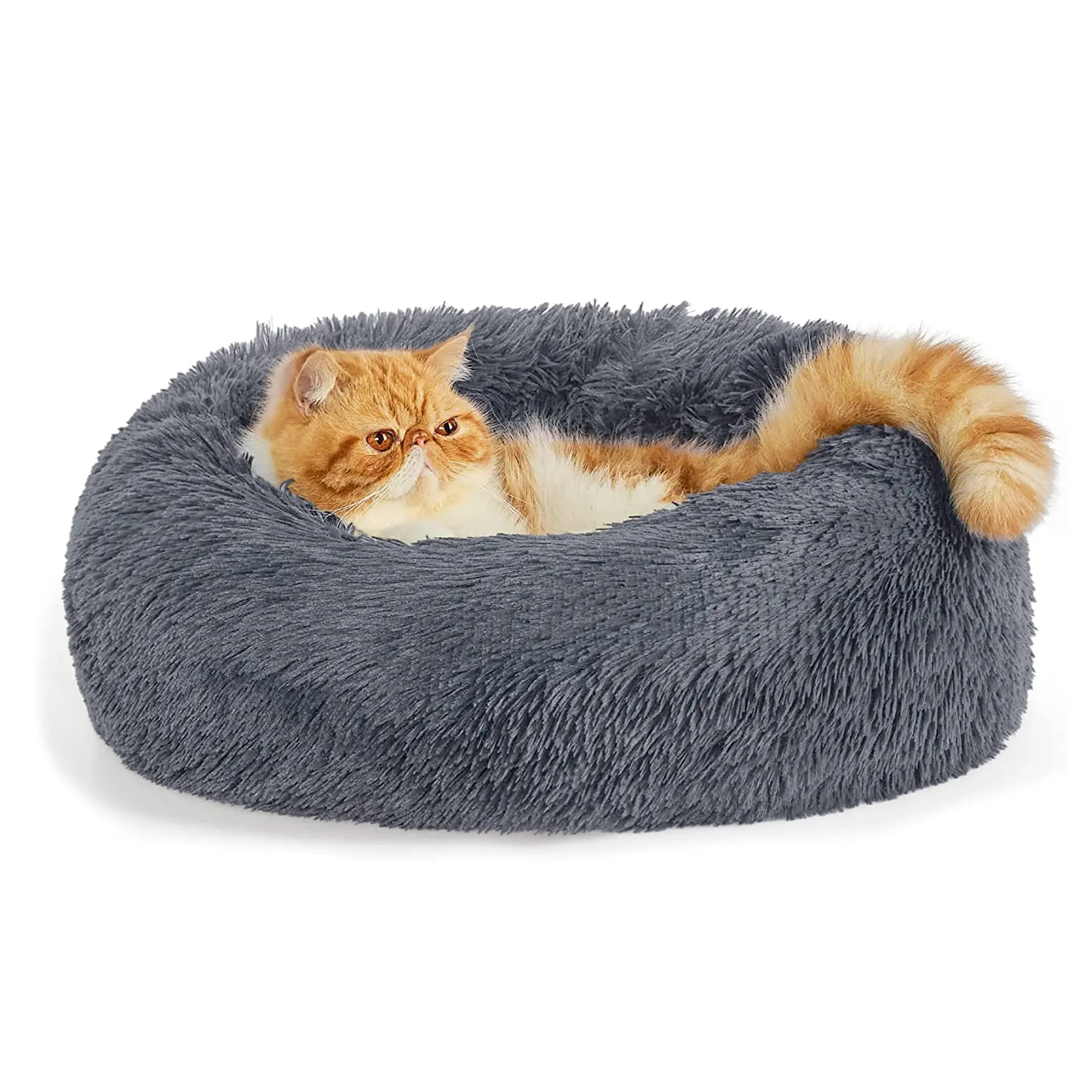 Pet beds accessories faux fur pillow animal mattresses soft cat bed luxury household medium and large pet beds