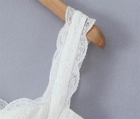 Robe courte décontractée en coton pour femmes avec bretelles brodées, boutons blancs, œillets, imprimé numérique écologique