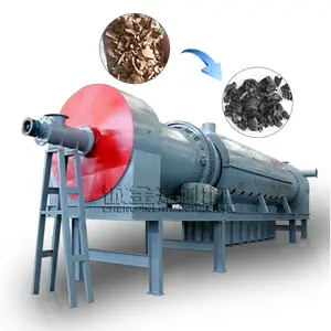 New High Quality Drum Type Rice Husk Peanut Shell Continuous Carbonization Stove Furnace With After-sales