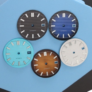 Accessoires de montre de luxe 30.8mm Cadran en cuivre NH35 pour <span class=keywords><strong>mouvement</strong></span> <span class=keywords><strong>Seiko</strong></span> NH35a - Product Image 1