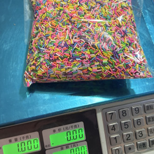 Resina de Hadas DIY, 500g, Colores Arcoíris, Granos Cortos, Decoración para Pasteles, Dulce, Reutilizable, Manualidades, Slime, Arte, Postres - Product Image 3