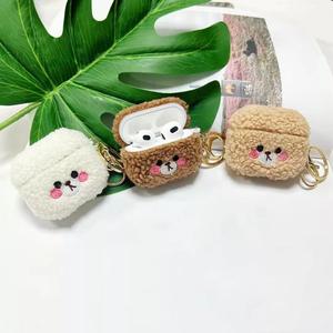 Lumei เคสป้องกันแฟชั่นสำหรับผู้หญิงมีขนสีบลัชแบร์อุปกรณ์เสริมหูฟังสำหรับเคส Apple Air POD 3 Pro - Product Image 4