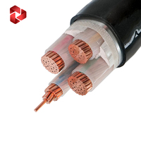 Cable de Distribución de Cobre con Certificación IEC, Cable de Energía Subterráneo de Media Tensión con Aislamiento XLPE