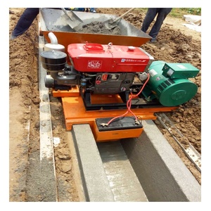 Nước nông nghiệp kênh thoát nước đào rãnh bê tông kênh paver máy với động cơ cho thủy lợi - Product Image 3