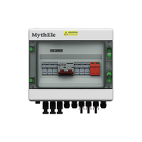 Boîtier de Combinateur Solaire Photovoltaïque MythEle DC500V 3 Entrées 1 Sortie 500V, Étanche IP65, Certifié CE, Boîtier PC+ABS
