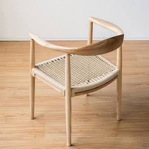Rắn tro gỗ Hans Wegner Chủ Tịch ghế cho khách sạn bện dây ghế ăn uống ghế cho nhà hàng - Product Image 1