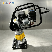 Compacteur à moteur thermique professionnel 170F, type « Jumping Jack », force d'impact 15kN, pour le compactage du sol et du sable