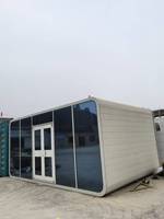Chambre d'hôtel capsule préfabriquée en forme de pomme, cabine modulaire à structure en acier pour l'hébergement en station balnéaire, villa de glamping