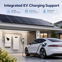 Sistema Solar Híbrido Conectado a la Red de EE. UU. de 12kW, Inversor Bifásico de 120V/240V con Batería de 16kWh para Uso Doméstico