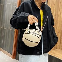 À la mode à la mode polyvalent Instagram sac à bandoulière petite balle ronde femmes sacs longue chaîne bandoulière sac de basket-ball