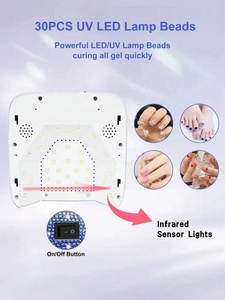 Lámpara de <span class=keywords><strong>Uñas</strong></span> de Gel UV LED, Luz UV Morada, Máquina de Fototerapia de <span class=keywords><strong>Uñas</strong></span>, Lámpara de Manicura Profesional de Plástico, Secador de Esmalte de Gel <span class=keywords><strong>Ultravioleta</strong></span> - Product Image 5