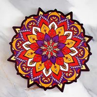 Sous-verre décoratif en céramique Mandala de bonne qualité, décoration d'intérieur et cadeau
