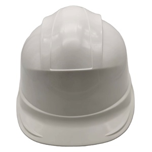 白いヘルメットカスタマイズされたサスペンションcasco segurided産業用エアコンCE EN397 ABS安全ヘルメット - Product Image 1
