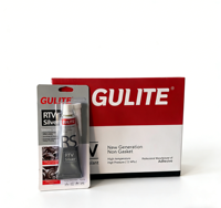 GULITE Mastic d'étanchéité 100% silicone haute température écologique RTV pour automobile, adhésif et étanche pour la construction