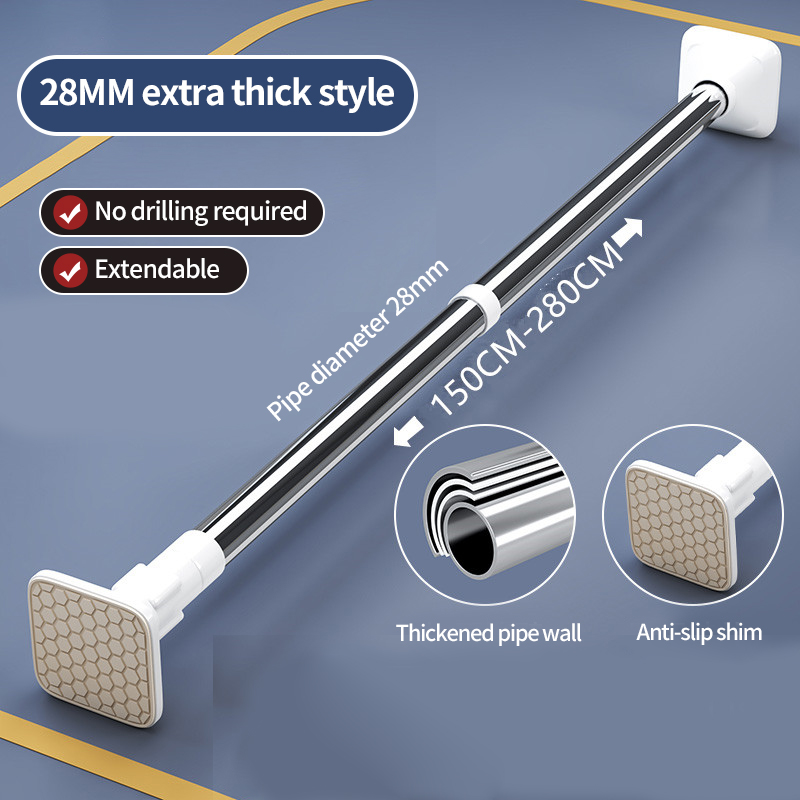 [Blanc diamètre du tuyau 28] rétractable 150-280 cm