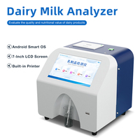 Analyseur de lait laitier avec imprimante intégrée, écran LCD 7 pouces, qualité supérieure, valeur nutritionnelle, vente en gros directe usine