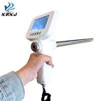 KD778B Caméra d'insémination visuelle portable pour vache Pistolet à endoscope numérique guidé pour bétail