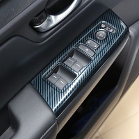 Panel Decorativo de Acero Inoxidable Premium para el Interruptor de Ventanillas, Modificación Interior del Automóvil para Honda 23-26