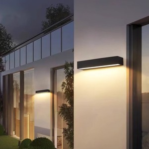 โคมไฟติดผนังกันน้ำแบบทันสมัย IP65 ไฟ LED ส่องขึ้นลง สำหรับสวน ทางเดิน ลานบ้าน - Product Image 4