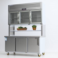 Équipement de réfrigération de congélateur vertical d'acier inoxydable à température unique d'équipement commercial de restauration de cuisine de restaurant