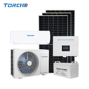 Climatiseur solaire 18000 BTU, système hybride domestique hors réseau de refroidissement/chauffage avec efficacité SEER6.6 - Product Image 1