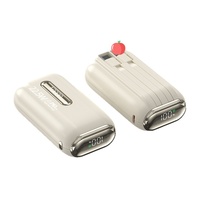 Nouvelle batterie externe MQ avec câble intégré, grande capacité 20000 mAh, charge ultra-rapide, chargeur portable d'extérieur pour téléphones