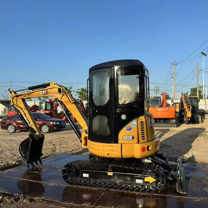 Excavatrice d'occasion Cat303E 3 tonnes, mini-excavatrice hydraulique d'occasion Cat303E 3 tonnes, 3,5 tonnes, 4 tonnes, 5 tonnes, excavatrice d'occasion Cat303E, faible nombre d'heures de fonctionnement. - Product Image 1