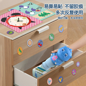 Autocollant Dino pour enfants de 3 à 6 ans, jouet éducatif, dessin animé magique, imperméable, résistant à la décoloration, ensemble de jeu éducatif - Product Image 2
