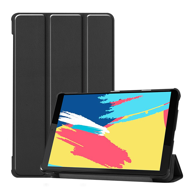 Trifold Flip CYKE Tablet Case 8 Inch PU Leather Tablet Cover for Lenovo Tab M8 FHD TB-8705F TB-8705N HD TB-8505F TB-8505X
