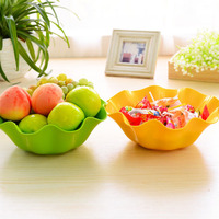 PP Eco-vriendelijke duurzame BPA-vrije lotusblad fruitbord kleurrijk salade sesamzaadbord huishoudelijk snack- en gedroogd fruitbord