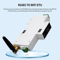 TOMZN Din rail WIFI collecteur 25 pièces RS485 à WIFI DTU TUYA smartlife minuterie modbus télécommande bidirectionnelle kwh 110V 220V
