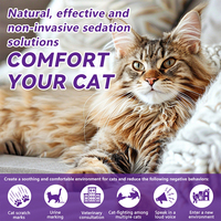 Nouveau produit 4 en 1 Kit de diffuseur apaisant pour chat 90 jours de relaxation aux phéromones 48ml recharge enfichable pour tous les diffuseurs courants pour chats