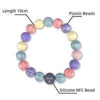 Bracelet NFC Bracelet programmable de qualité supérieure en gel de silice Bracelet de couleur bonbon Cadeau Bracelet intelligent NFC/RFID OEM