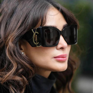 <span class=keywords><strong>Lunettes</strong></span> de soleil <span class=keywords><strong>tendance</strong></span> Partagas pour femmes, monture surdimensionnée œil de chat, protection UV400, avec logo personnalisé, vente en gros - Product Image 1