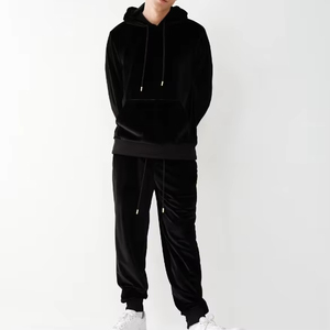 Vendita calda di ricamo Tech felpe con cappuccio Anime felpe con cappuccio <span class=keywords><strong>da</strong></span> uomo personalizzate piena stampa e pantaloncini - Product Image 1