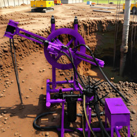 Foreuse pneumatique pour roche, machine de forage directionnel horizontal à 360 degrés, foreuse portable