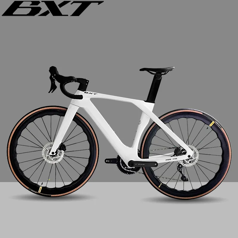 Carbon Complete Bicycle Road Bike 24 Speed T800 Carbon Fiber Disc Brake Road Bike R7120
