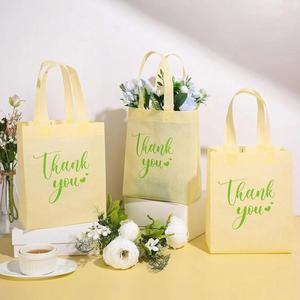 Cheap Tote Bags Custom <b>Printed</b> Recyclable Fabric Non Woven Shopping Bags with logo - Product Image 2