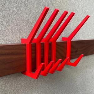 <span class=keywords><strong>Appendiabiti</strong></span> da Parete Pieghevole in Metallo, Ganci Nascosti Richiudibili, Organizzatore per Ingresso e Soggiorno, Arredo Casa <span class=keywords><strong>Moderno</strong></span> - Product Image 2